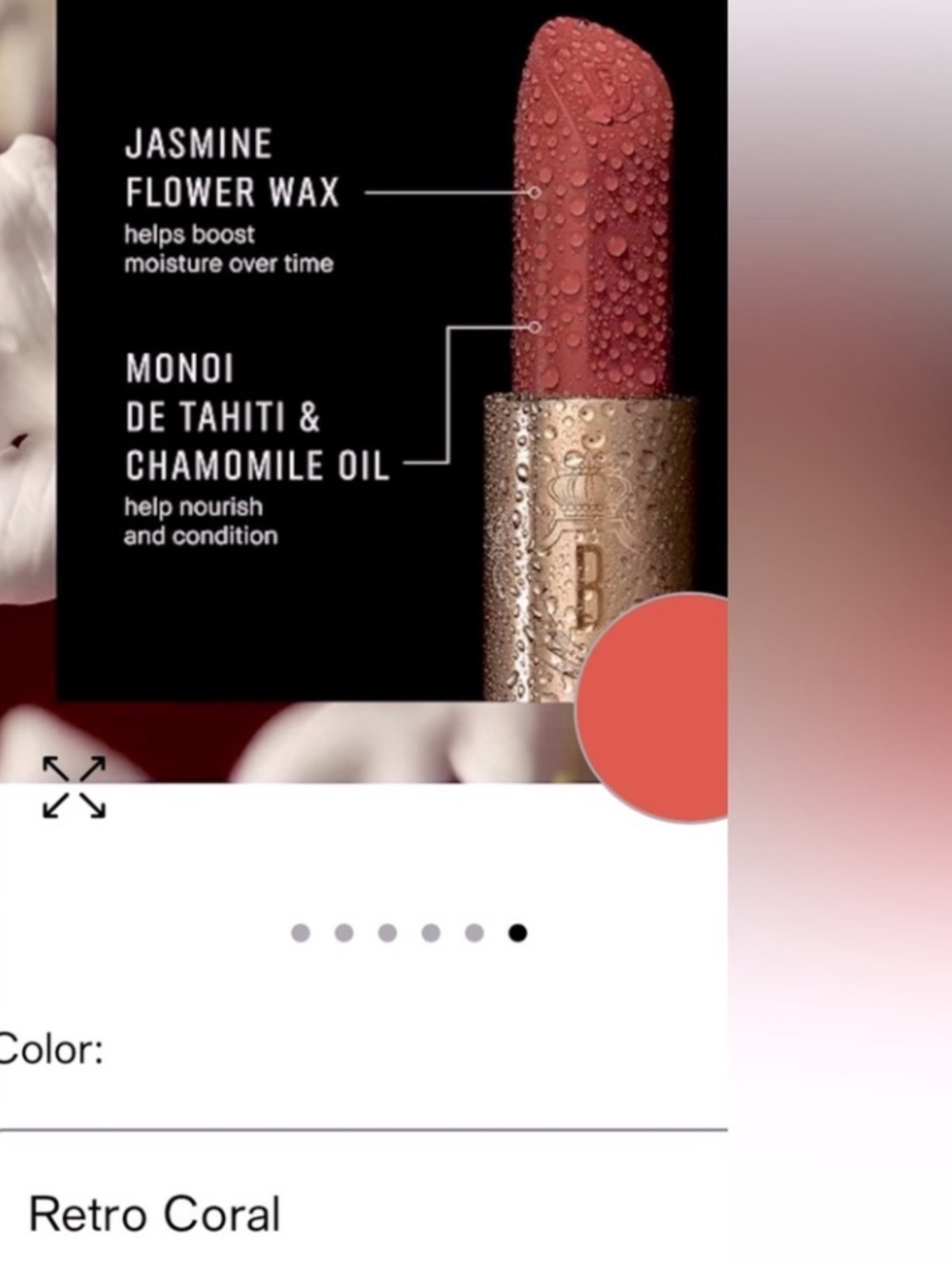 BOBBI BROWN Pink Satin Lipstick in a Rich Pigmented Shade